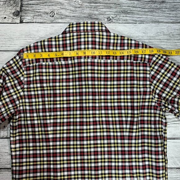 Eton Contemporary Plaid Checked Print Dress Shirt - Picture 9 of 12